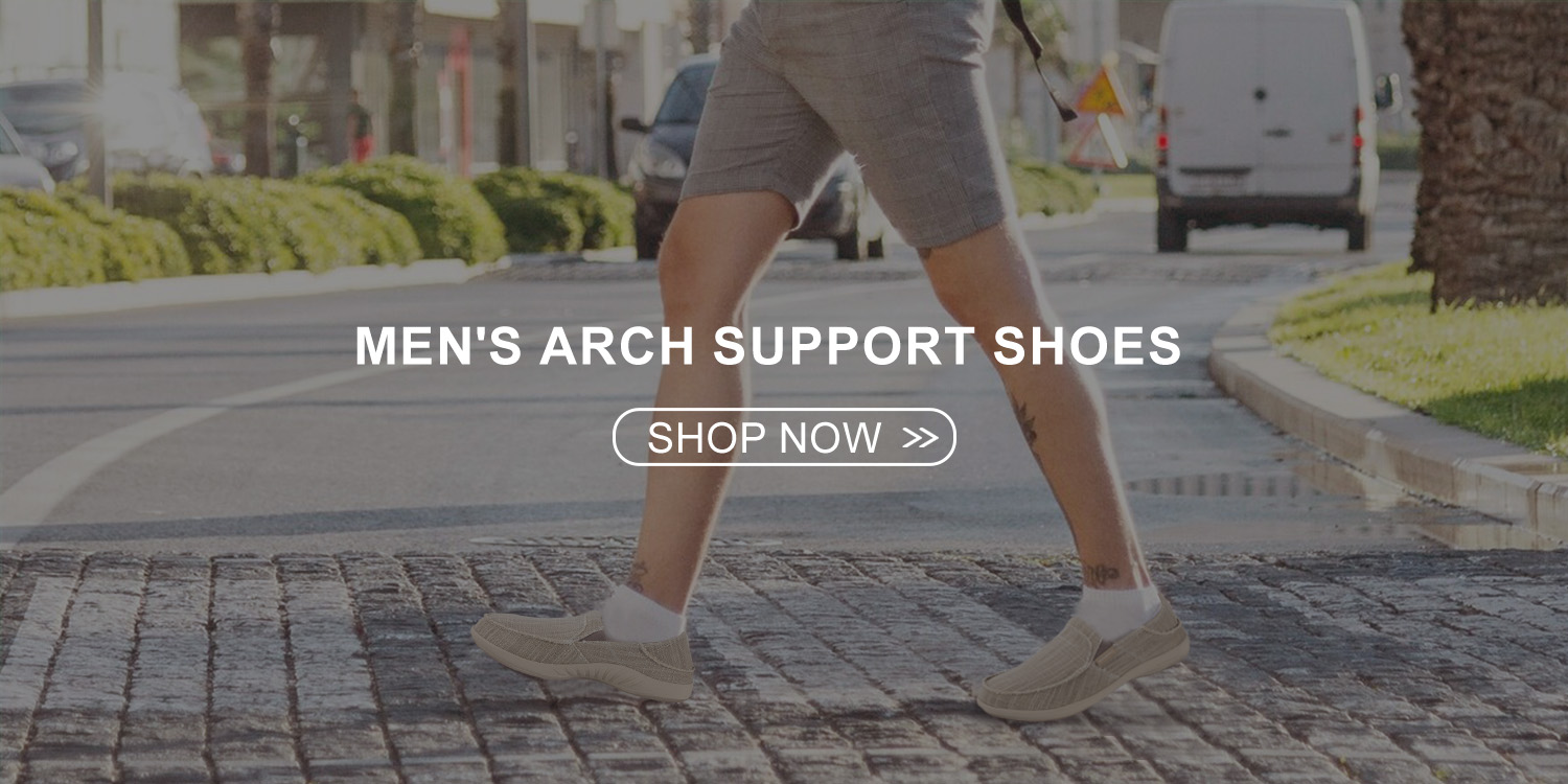 WALK·HERO COMFORT AND SUPPORT ORTHOTIC MENS SHOES