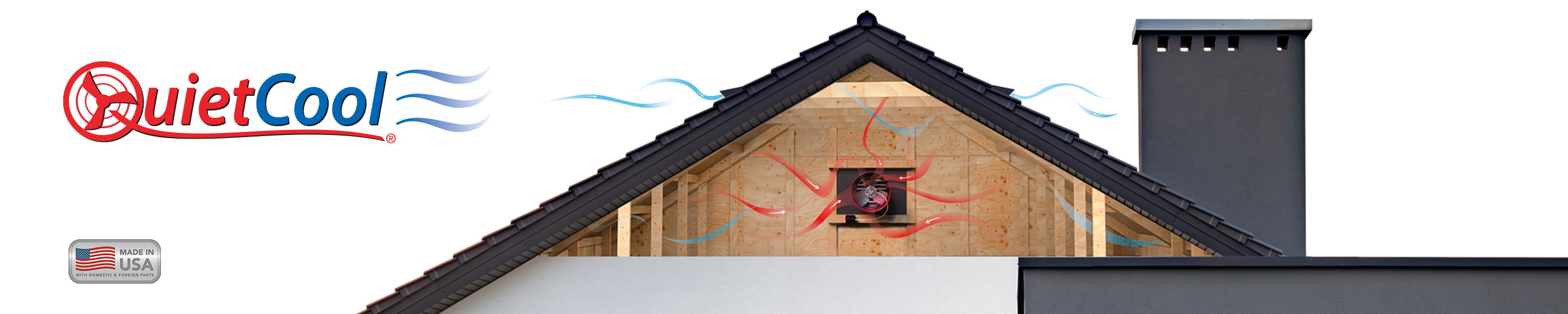 QuietCool Smart Attic Gable Fans