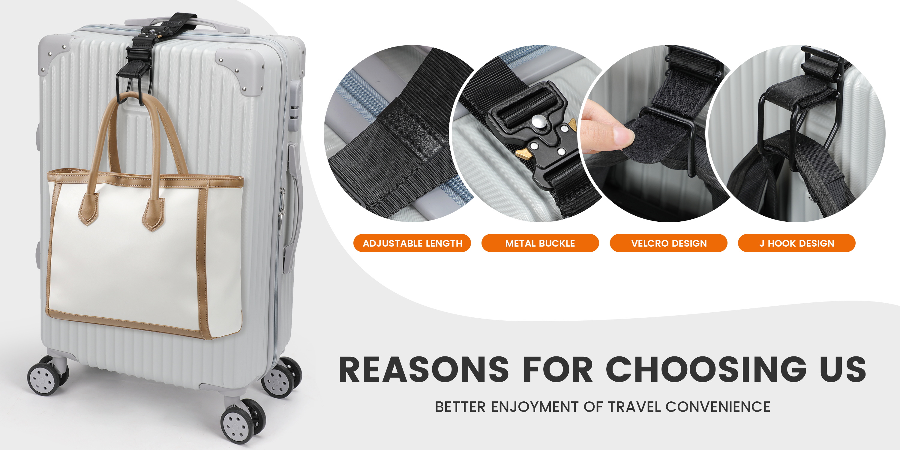 Amazon.com: Exshoiu: J HOOK LUGGAGE STRAP