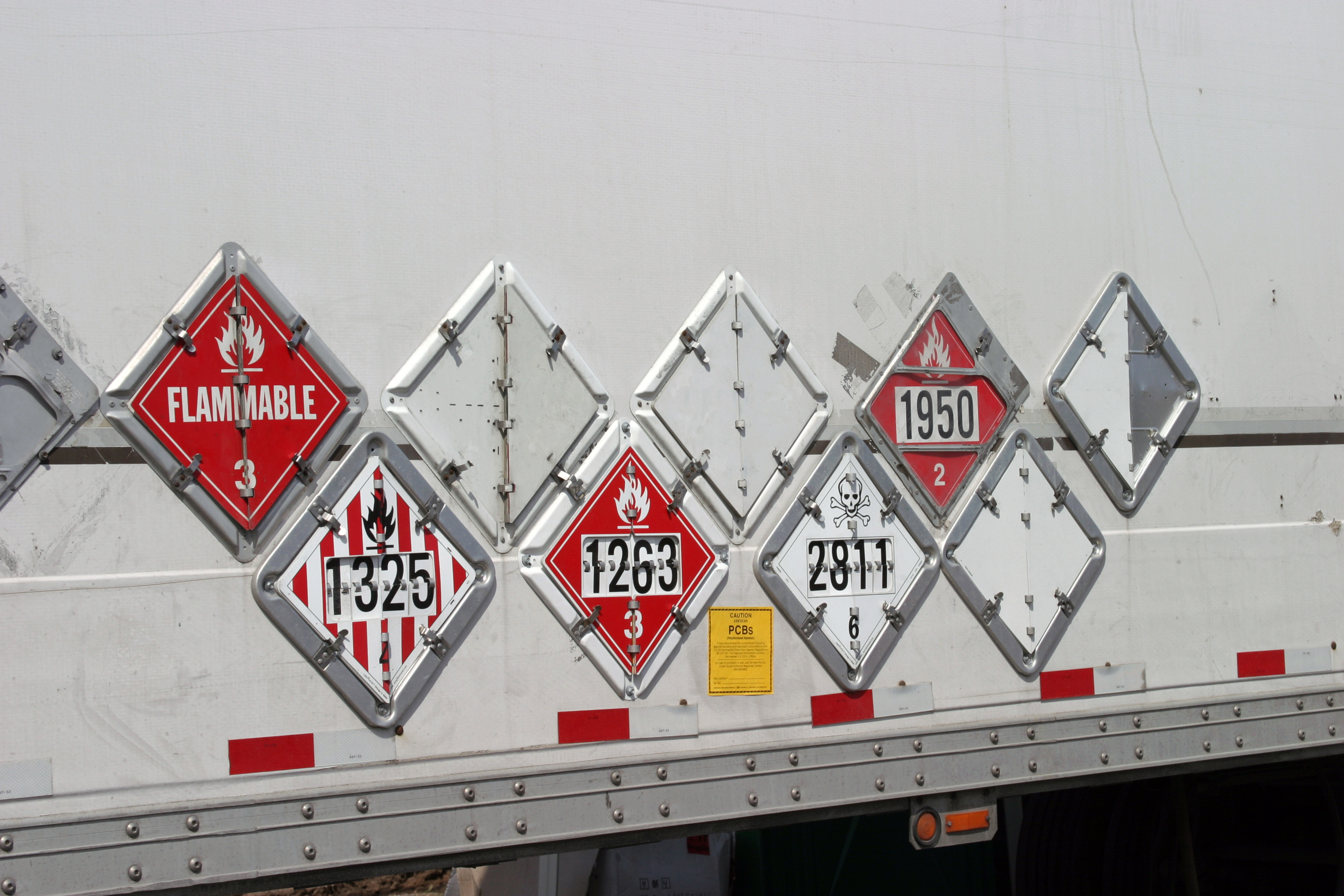 その他 Ado placards complete set of 23 types Polyethylene DOT Placards | Gemplers