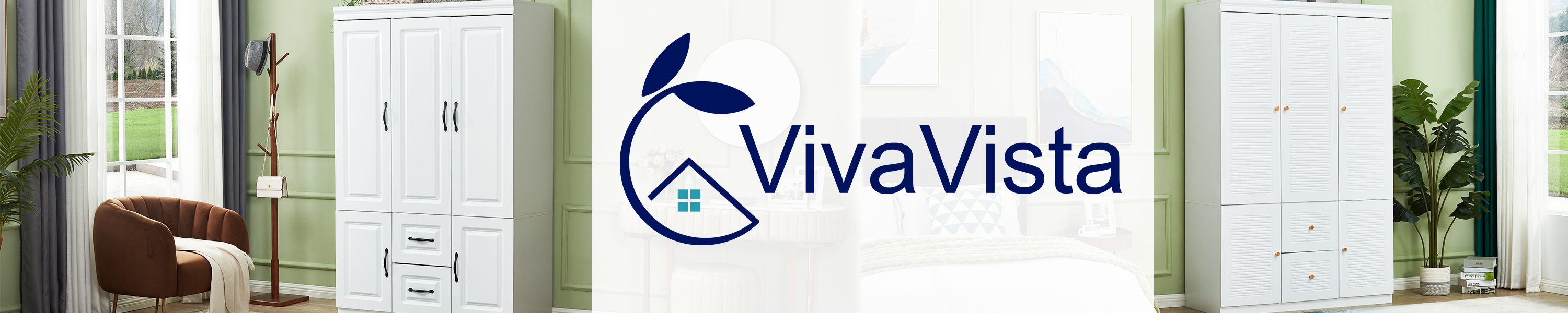 VivaVista Wardrobe Armoire Closet