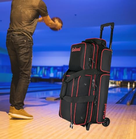 4 Ball Bowling Bags With Wheels 900 Global 3-Ball Bowling