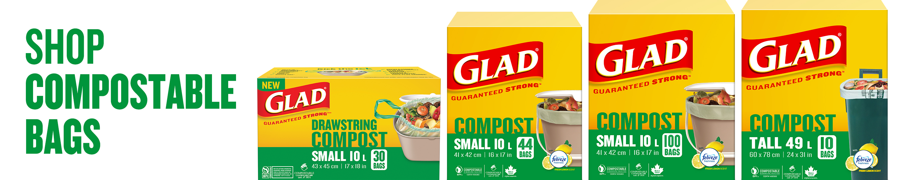 Amazon.ca GLAD Compostable Bags