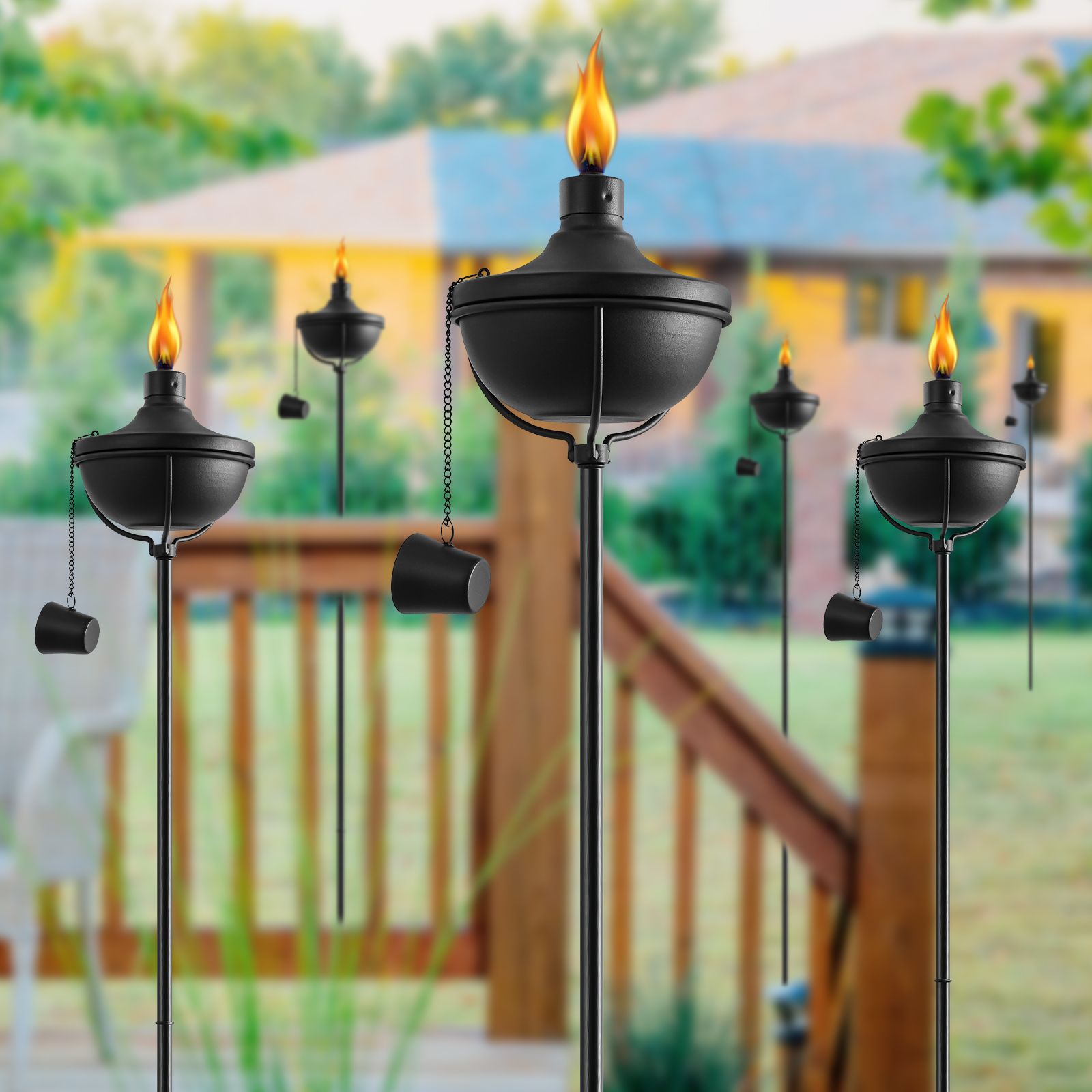 FANTorches Garden Torches Home Garden Torch 3Prong