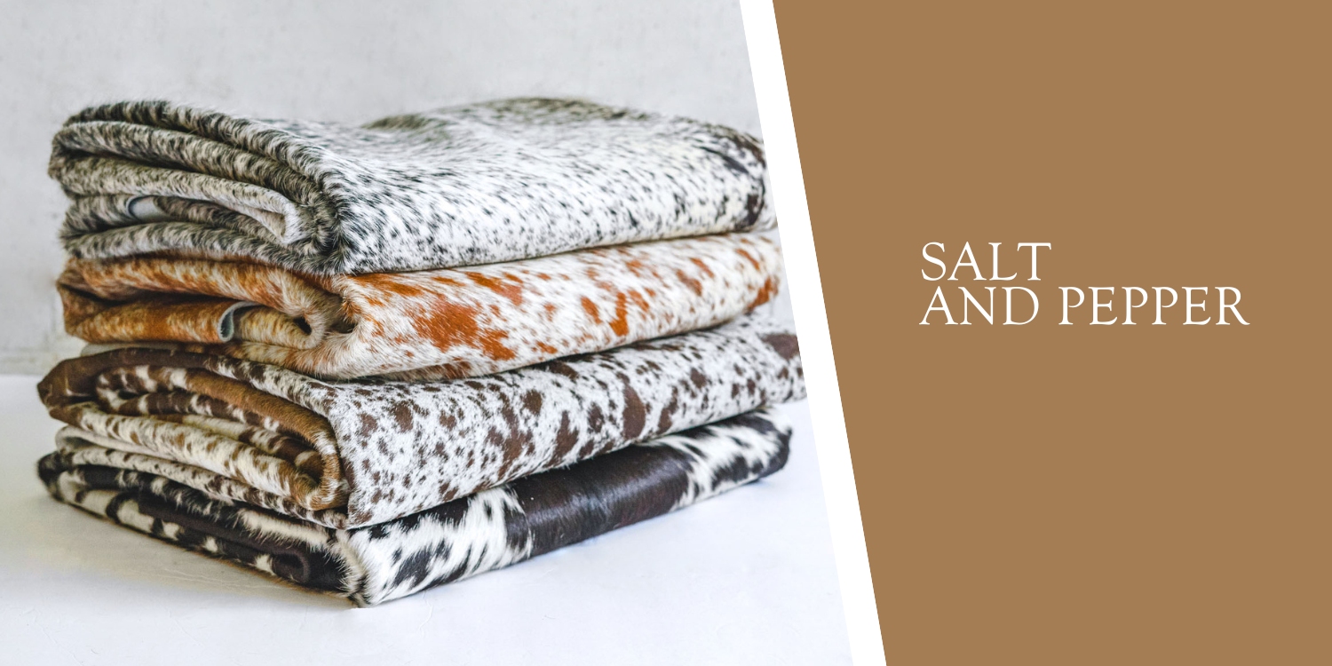 LuxuryCowhides Salt & Pepper Cowhides