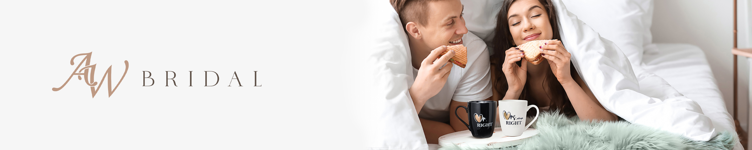 AW BRIDAL Couple Mugs