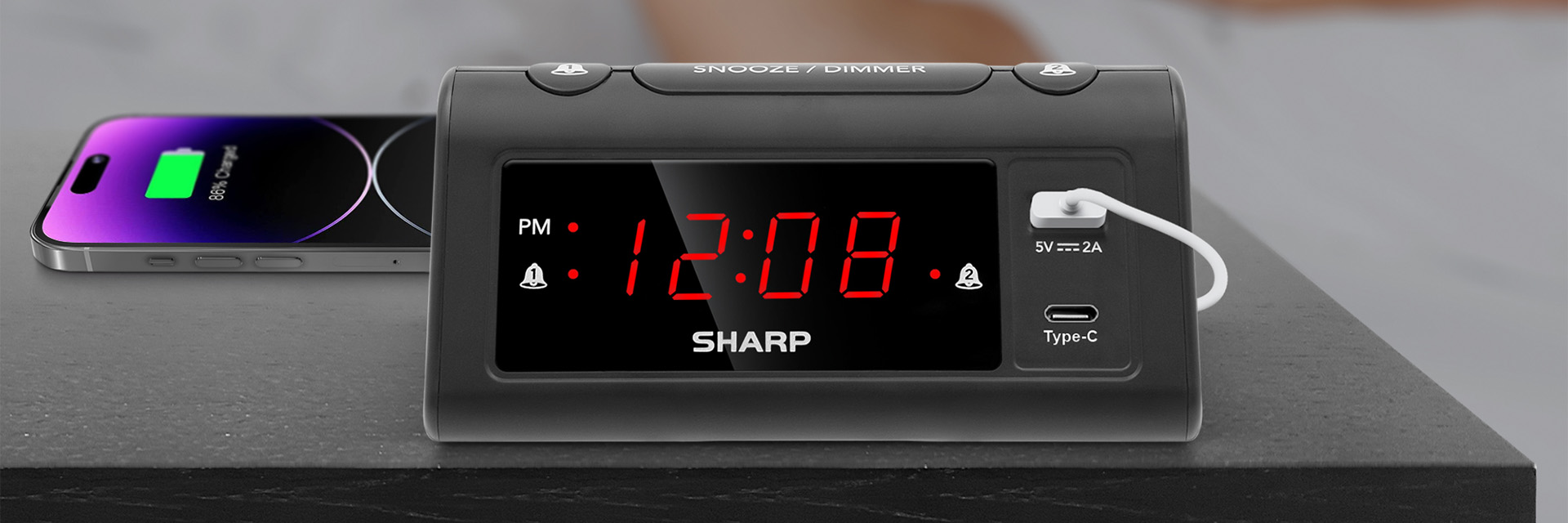 Sharp Alarm Clocks