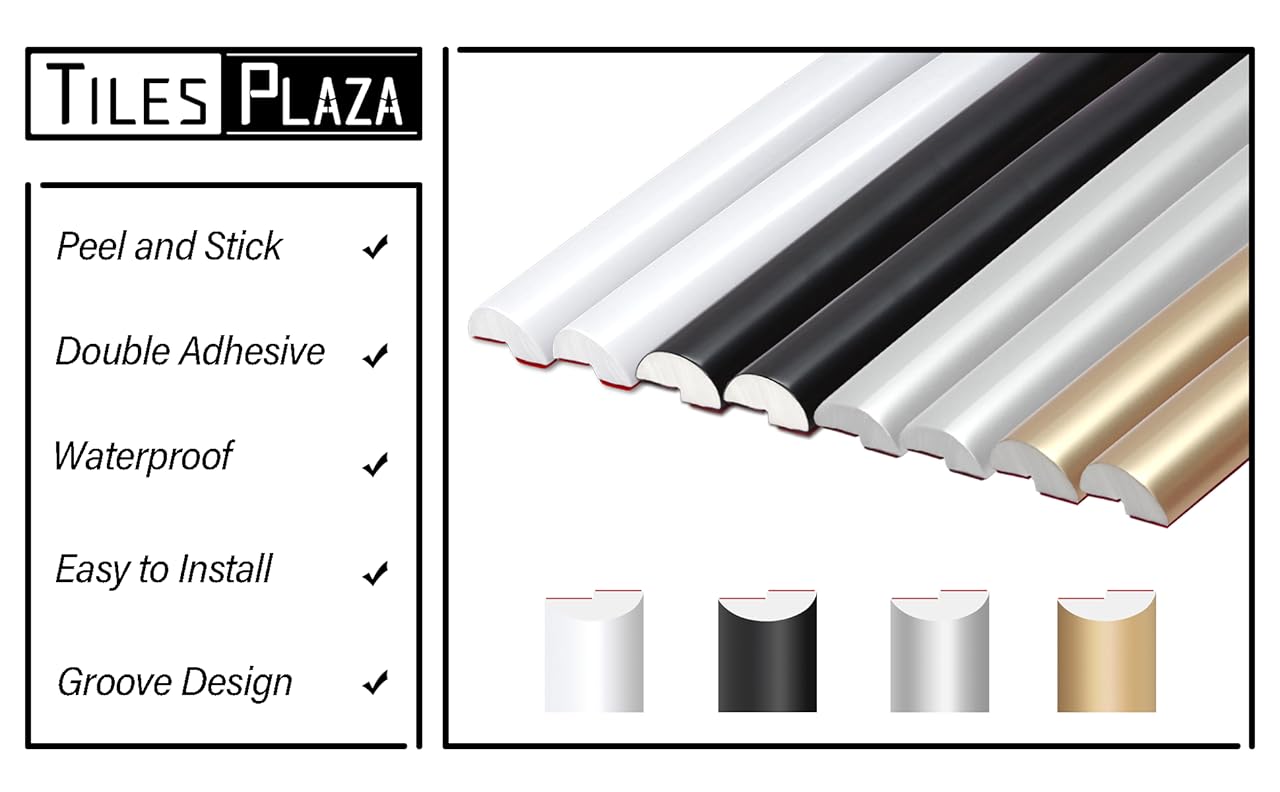 Tiles and More PEEL AND STICK TILE EDGE TRIM