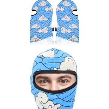 小物 yuki fujisawa Balaclava SKY BLUE Amazon.com: Crown Limited Supply : Anime Balaclava Ski Mask