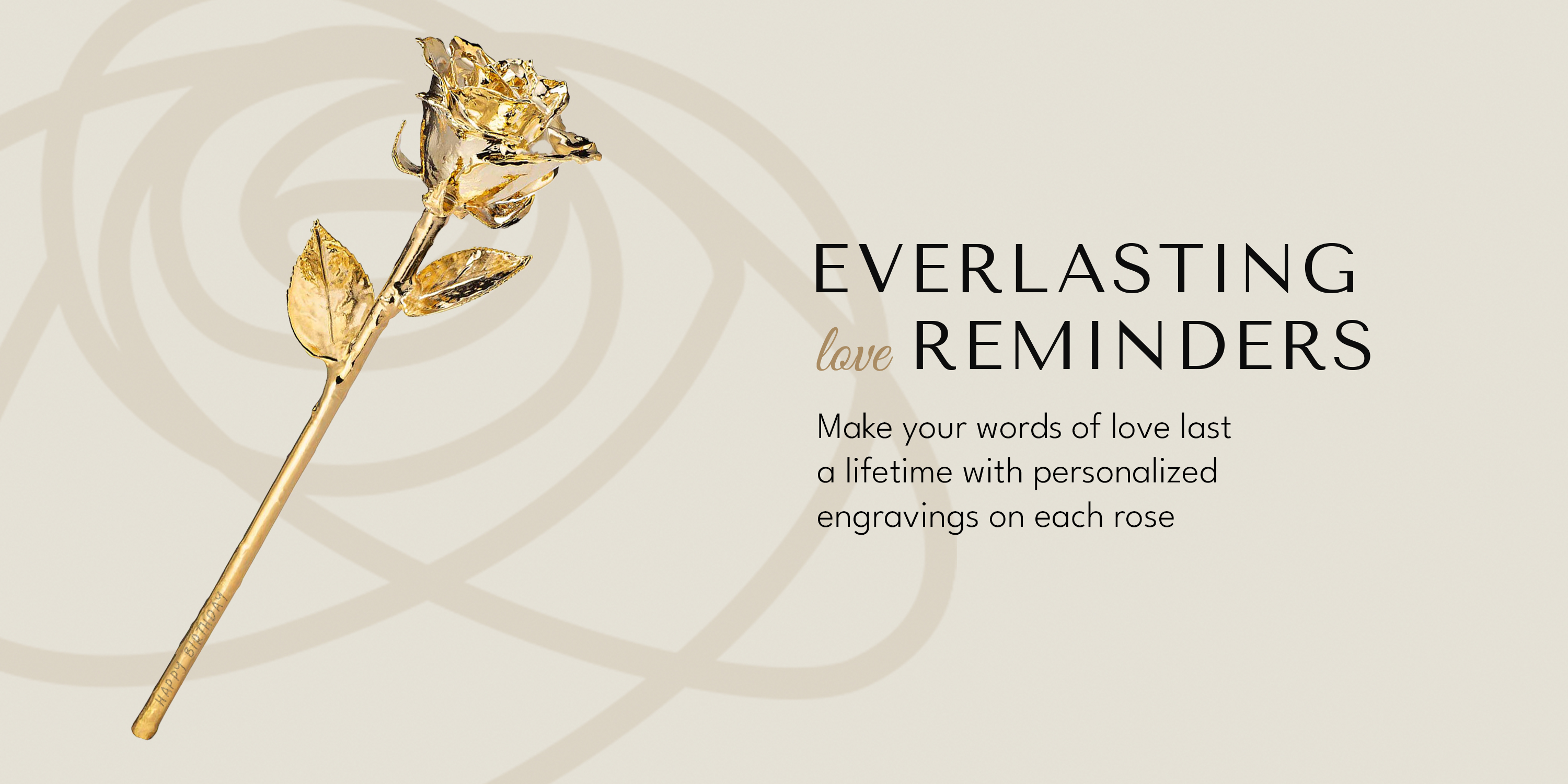 The Forever Rose Personalized