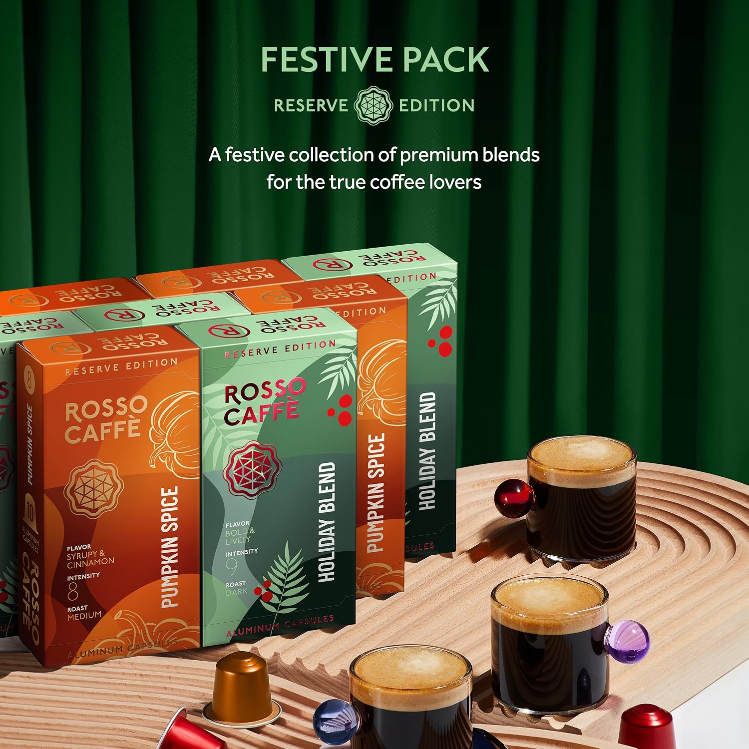 Amazon.com: ROSSO CAFFE: Reserve Holiday Pack