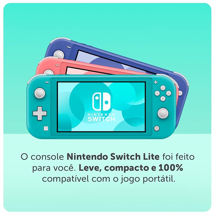 Nintendo Switch NINTENDO SWITCH LITE ザ… Nintendo Switch Lite Turquesa - Versão Nacional | Amazon.com.br