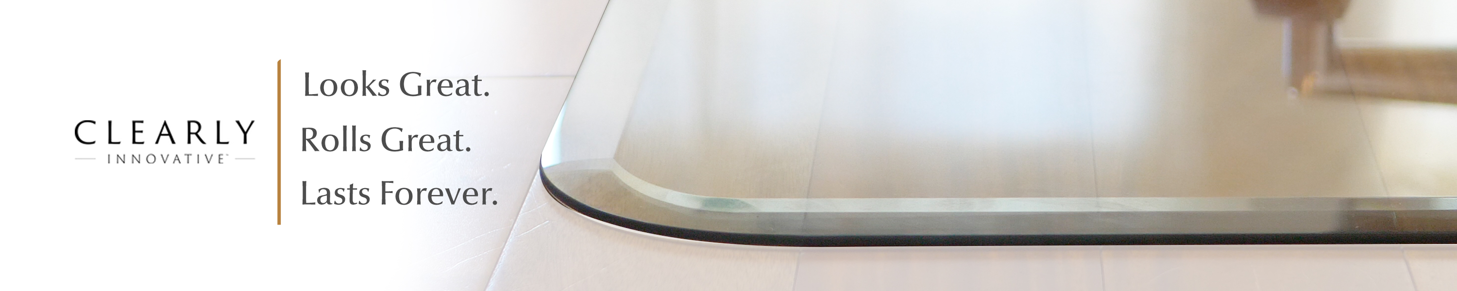 Clearly Innovative Glass Chair Mats