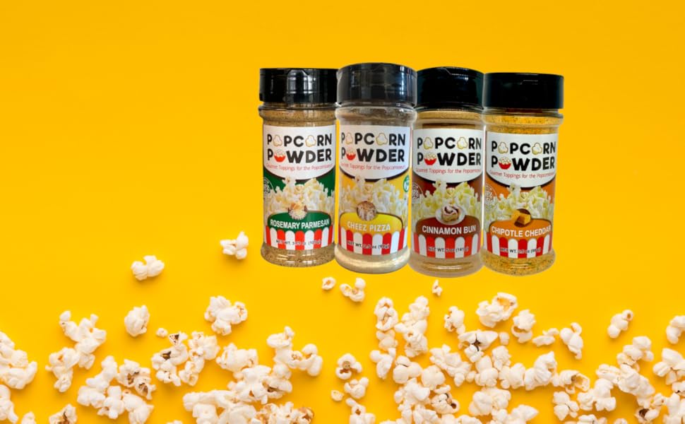 Popcorn Powder's All Natural Vegan Gourmet Popcorn Topping