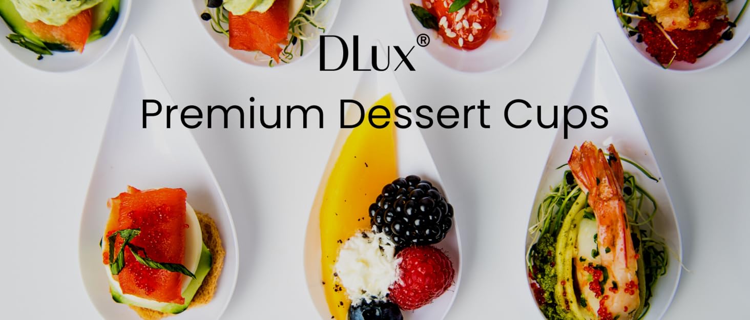 DLux Premium Dessert Cups