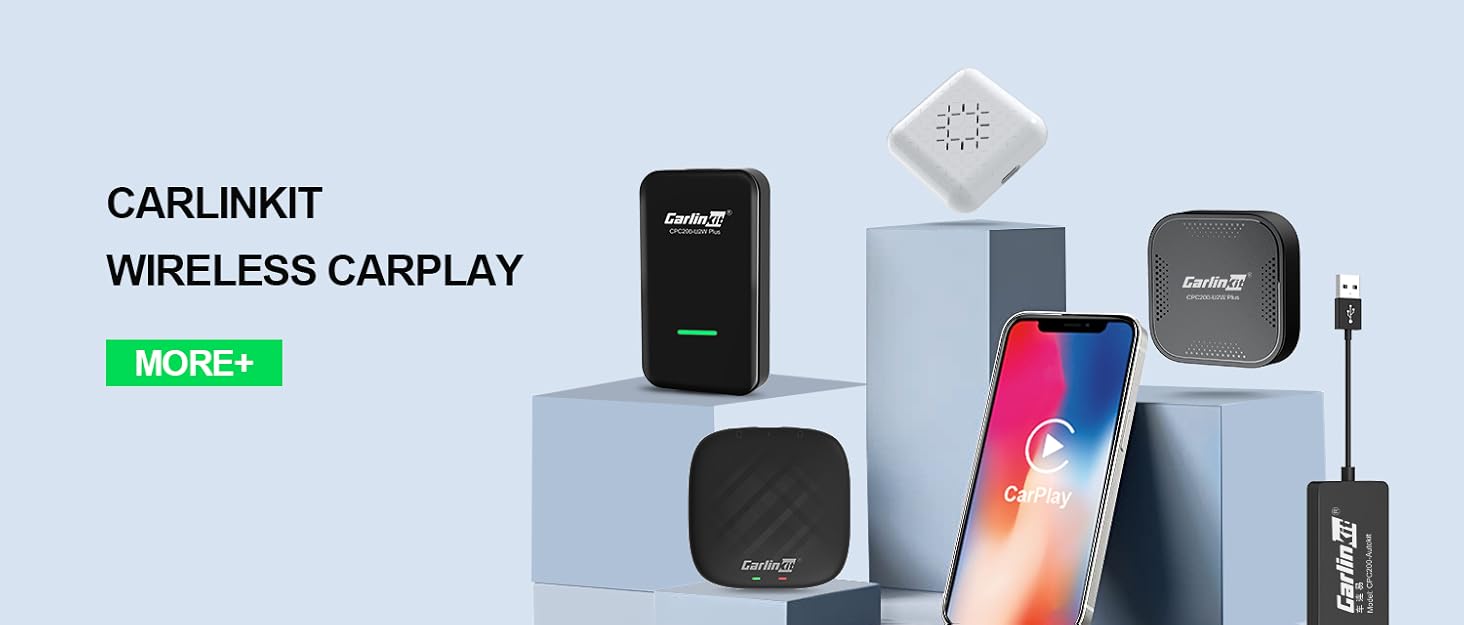 Wireless Android Auto Adapter, Carlinkit A2A Dongle, No Delay / Plug