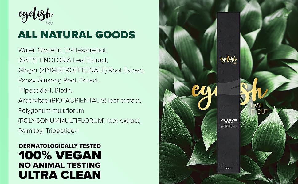 Eyelish Lash Serum Eyelash Growth Serum (7ML) Lash Serum with Advanced