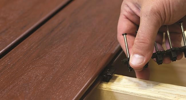click decking screws armadillo decking installation tools hidden deck fasteners system edge clips
