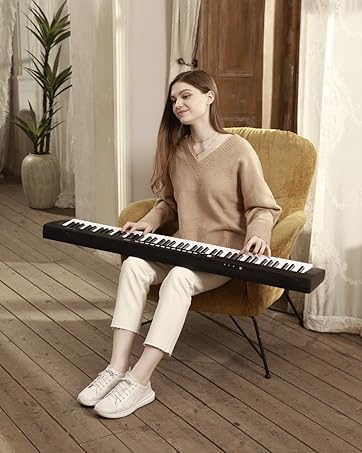 デジタルピアノ Starfavor 電子ピアノ キーボード 携帯型 Amazon | Starfavor電子ピアノ 88鍵盤 セミウェイテッド