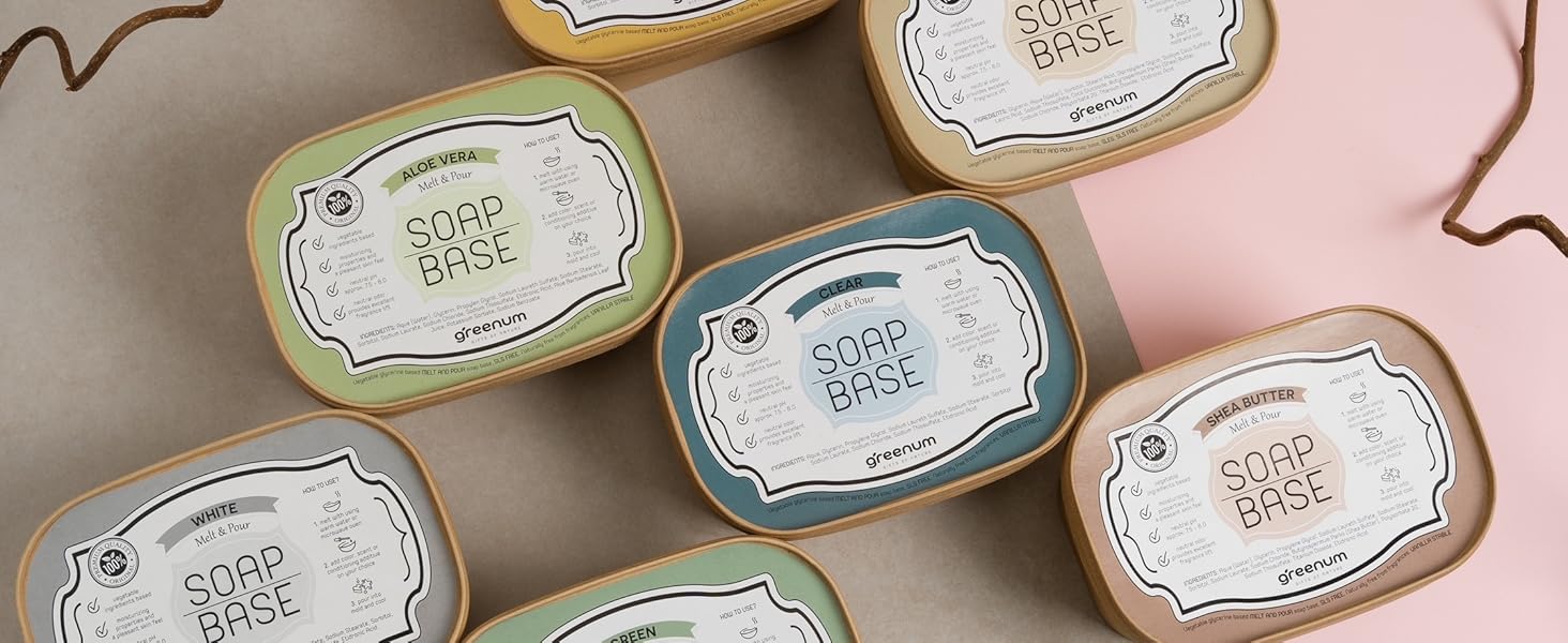 BIO Sheabutter Seifenbasis zum Seifengießen, Glycerinseife, Rohseife