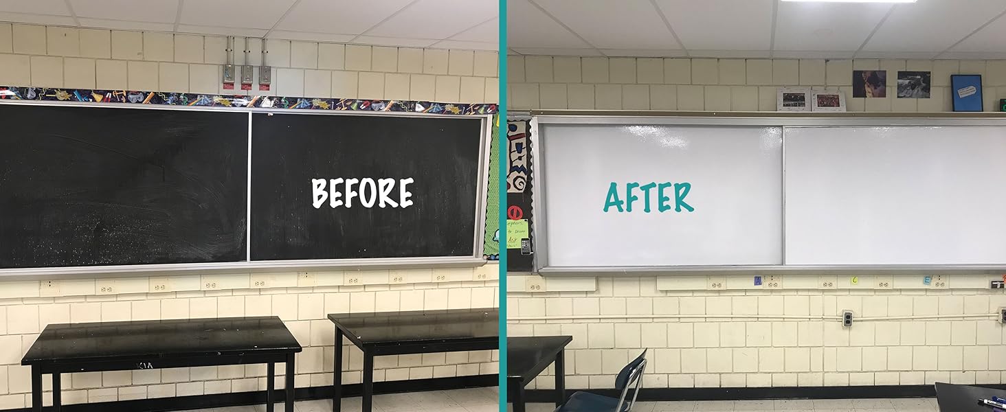Whiteboard Resurfacing 4'x8' Resurface Your Chalkboard