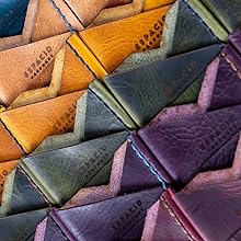 multiple colored big spender minimalist wallet edc card holder