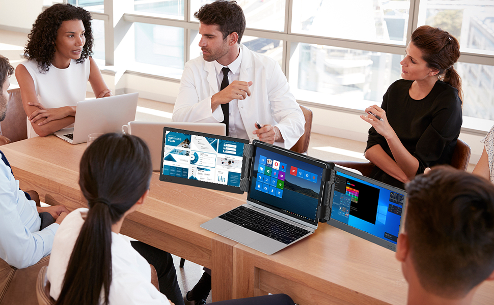 multi screen laptop attachment