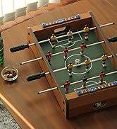 Amazon.co.jp: ボードゲーム テーブルサッカーゲーム 木製 コンパクト