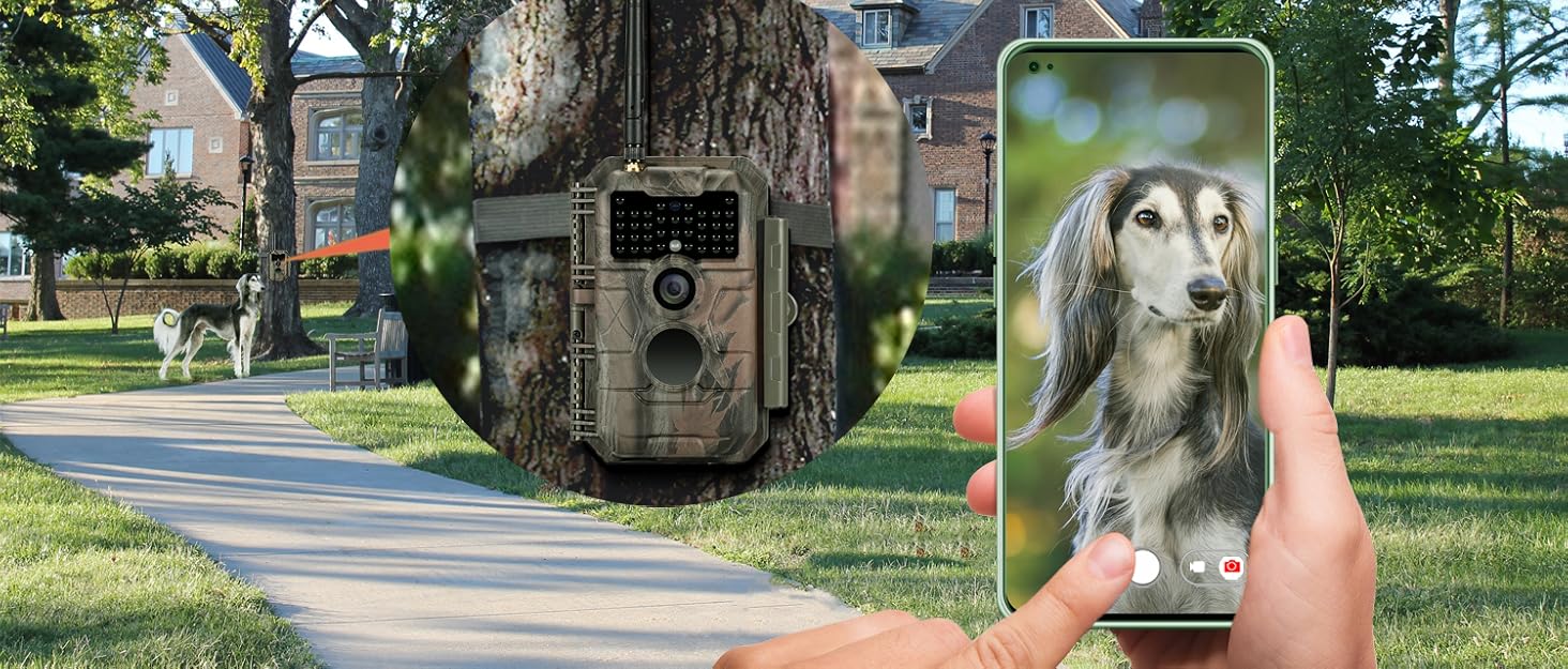 GardePro A3S Wildlife Camera, 64MP 1296p, Trail Camera with H.264 Video