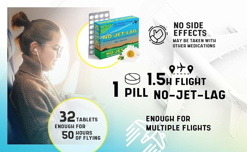 Miers Laboratories No Jet Lag Homeopathic Jet Lag Remedy