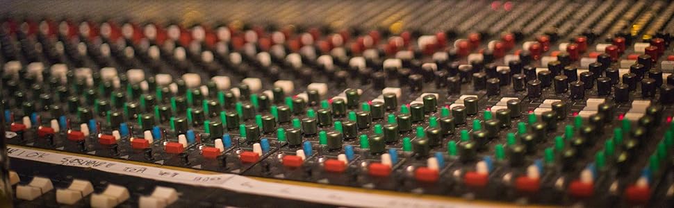 audio setup professional studio recording concert live event microphone speakers sound engineers