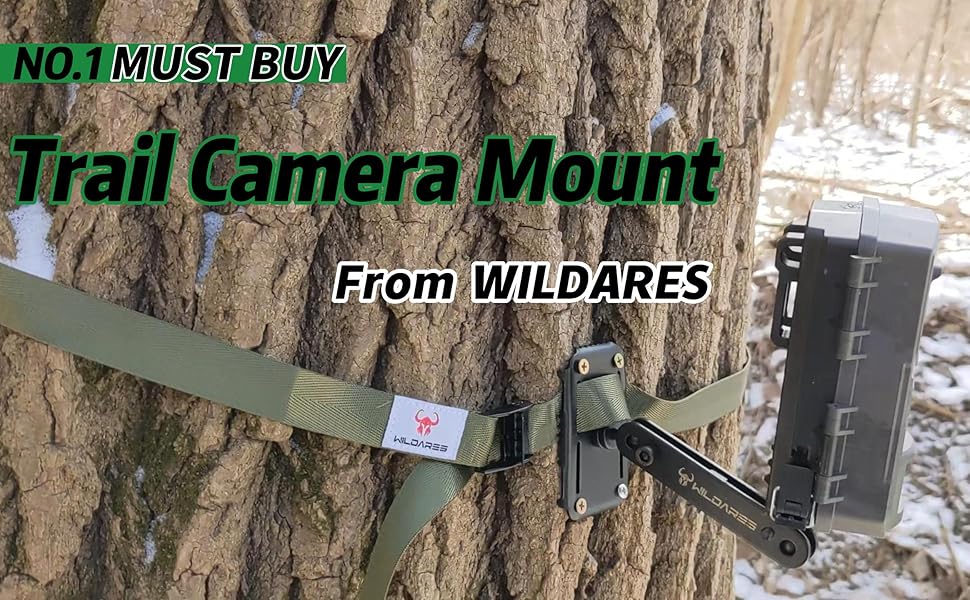 WILDARES Trail Camera Mounting Bracket,Hunting Pro Gear