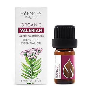Organic Valerian Essential Oil aromatherapy herb sleep calming relaxing mood anxiety stress wellness