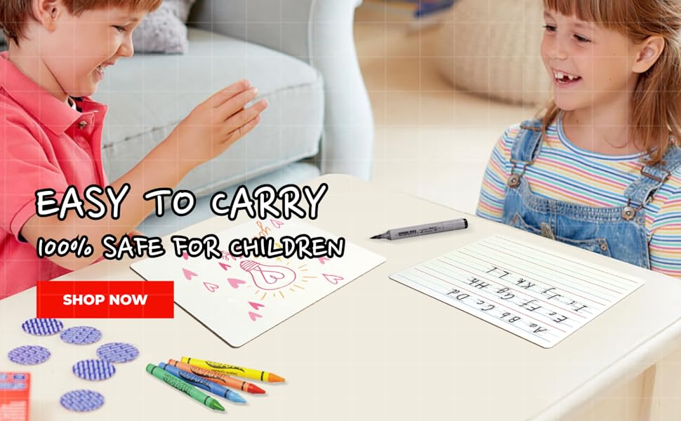 Board Geeks 25 Pack Dry Erase Lapboards 9 inch by 12 inch Large