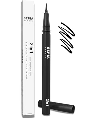Eyeliner with growth serum