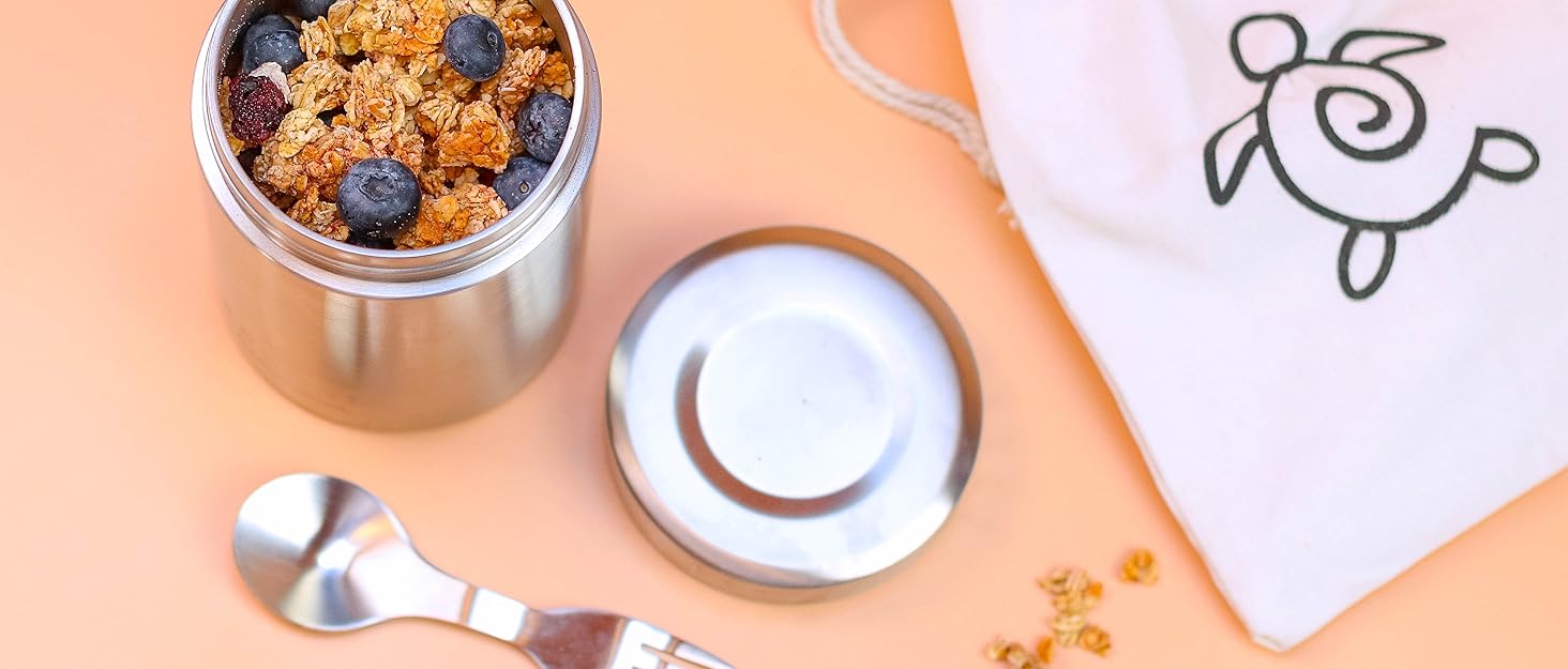 stainless steel lunch box bento metal container kids adults leak proof earth conscious storage