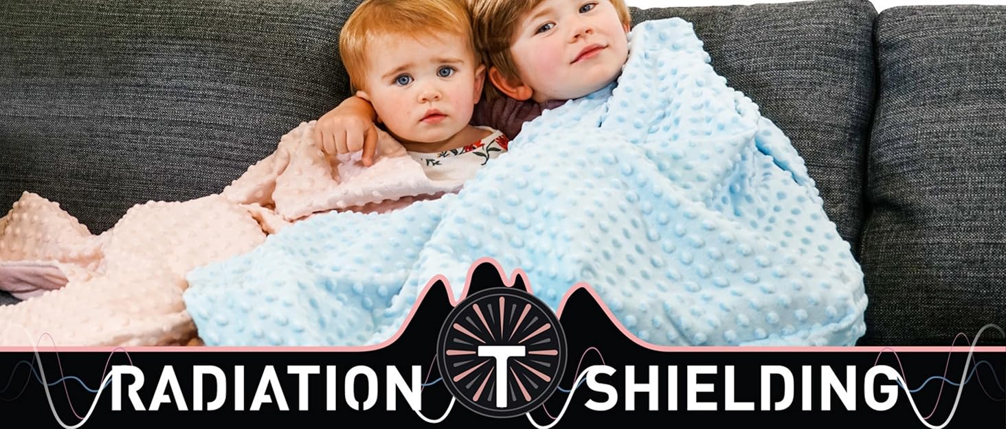 mission darkness titanrf radiation shielding baby blanket blocks wireless signals