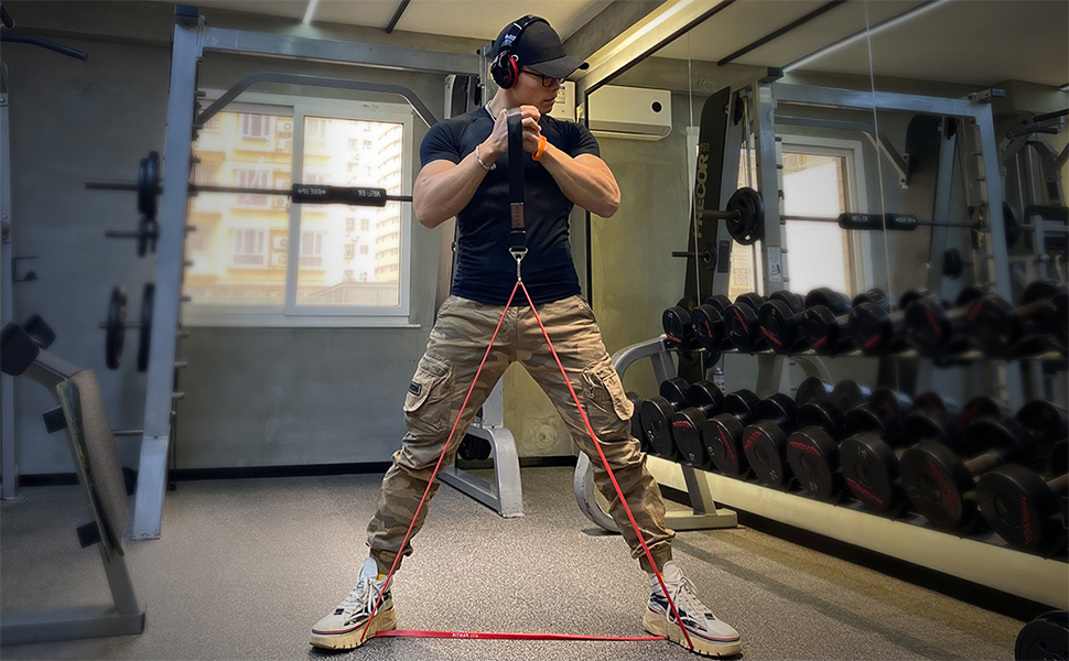 PANTIK Gym Arm Wrestling Strap Belt Hand Grip with