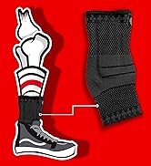 Old Bones Therapy Ankle Compression Sleeve Knitted With Silicone Gel Inserts Increased Support an...