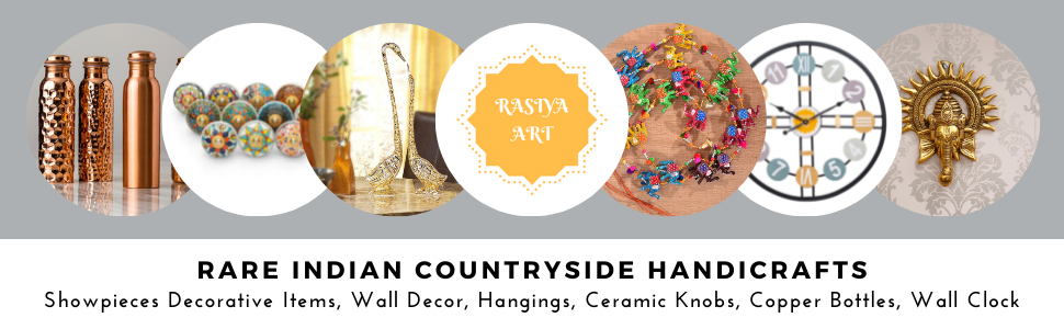 Rasiya Art Ceramic Cabinet Knobs - Vintage Ceramic Pull