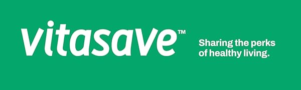Vitasave Logo, Sharing the perks of healthy living