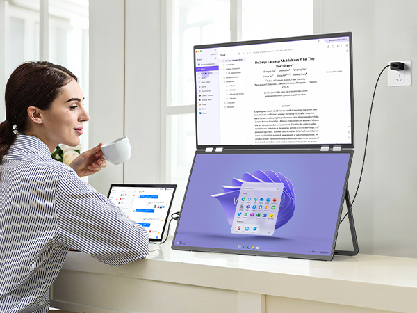 InnoView デュアルモバイルモニター 23.8インチ PM609-01B Amazon.co.jp: デュアル モバイルモニター 23.8インチ InnoView
