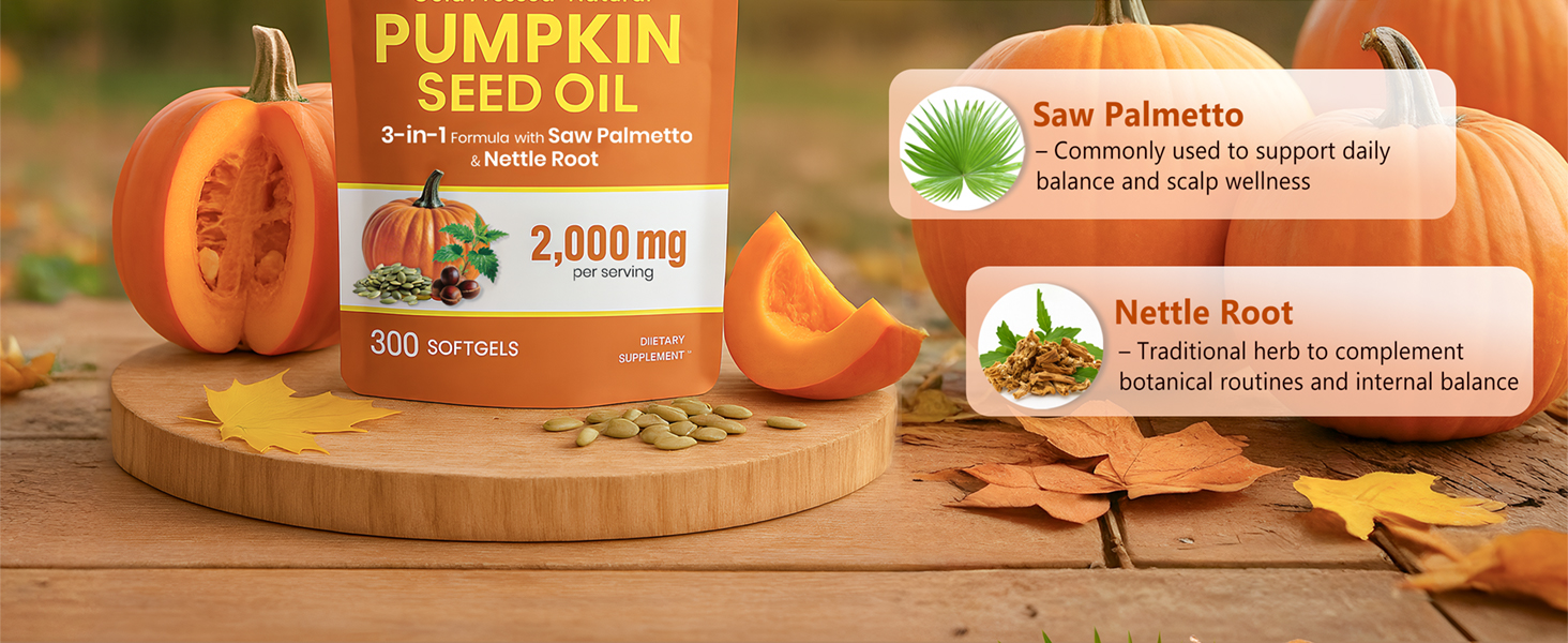 Pumpkin Seed Oil Softgels