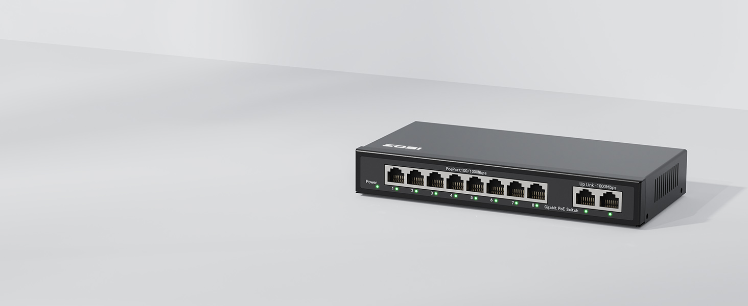 8 PORT POE SWITCH