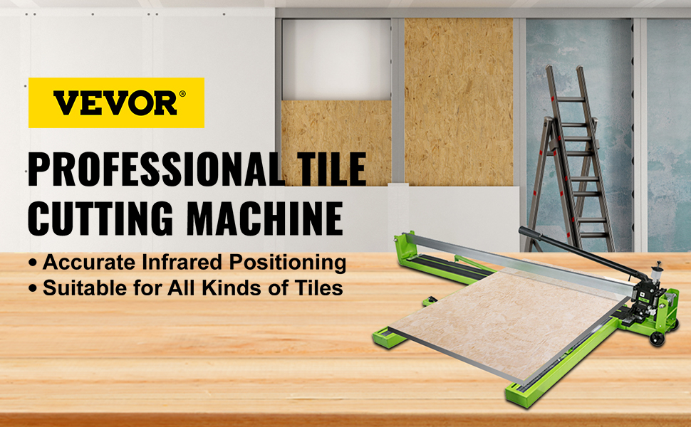 VEVOR Coupe-carrelage Manuel TG-02-1,2m Coupeur De Carrelage Manuel Pour Couper Les Materiaux En Pierre Y Compris Les Carreaux De Sol Normaux/les Carreaux Polis 11 Coupe-Carreaux Manuel de 1200 mm