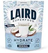Laird Superfood HYDRATE Coconut Water Powder Drink Supplement with Coconut Water and Auqamin, All...