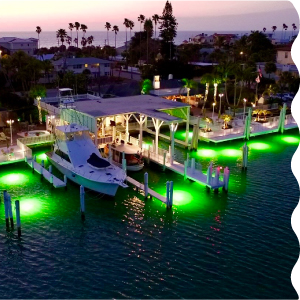 underwater dock light deep glow system green fishing submersible waterproof electric marine night