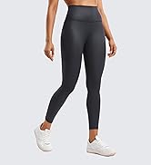 CRZ YOGA Butterluxe Matte Faux Leather Leggings for Women 25