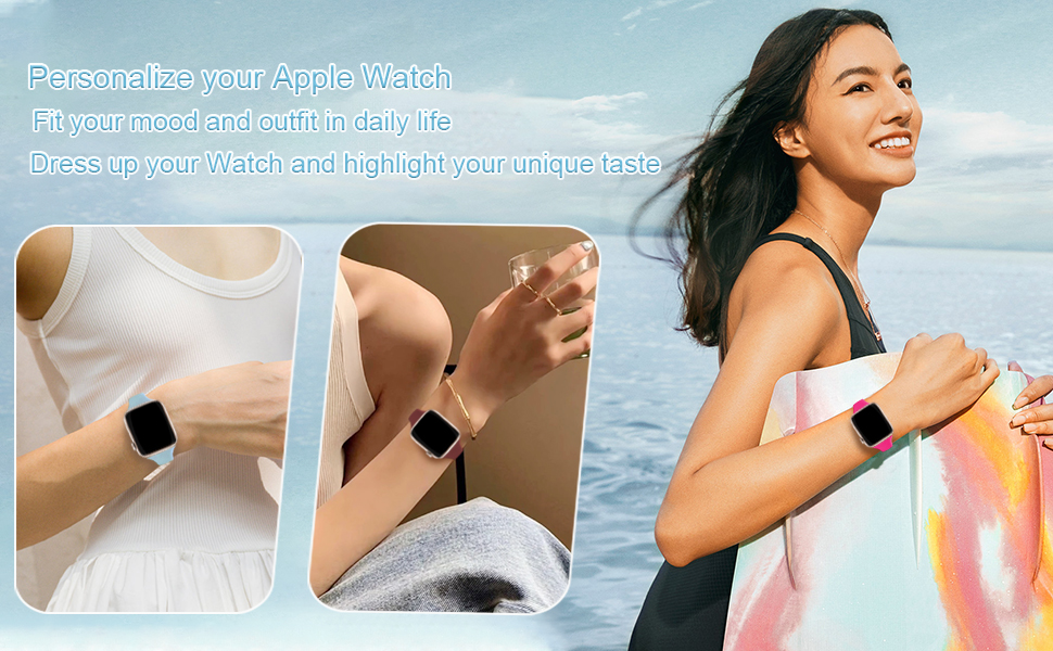apple watch  iwatch  iphone band Black ,White ,Starlight ,Hot Pink ,Purple ,Mango Yellow ,Red 