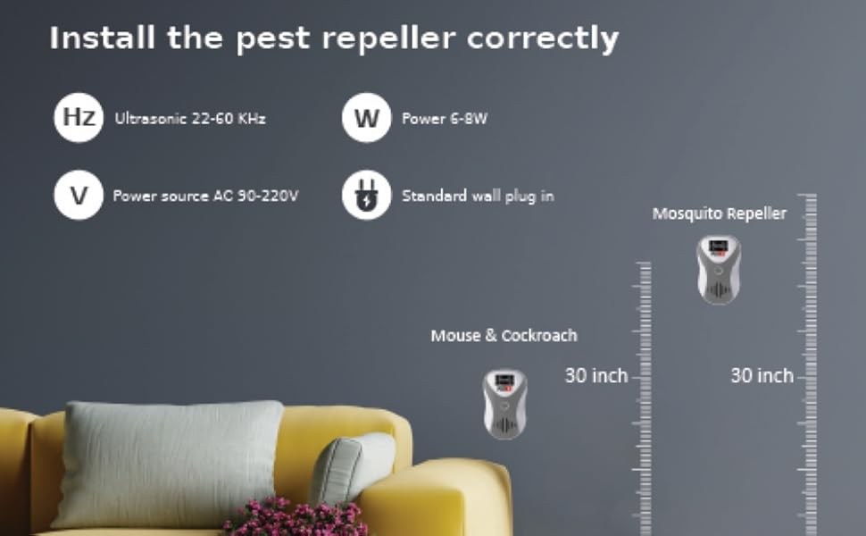 Repellents Patio, Lawn & Garden Pest Control Pestnot Ultrasonic PEST